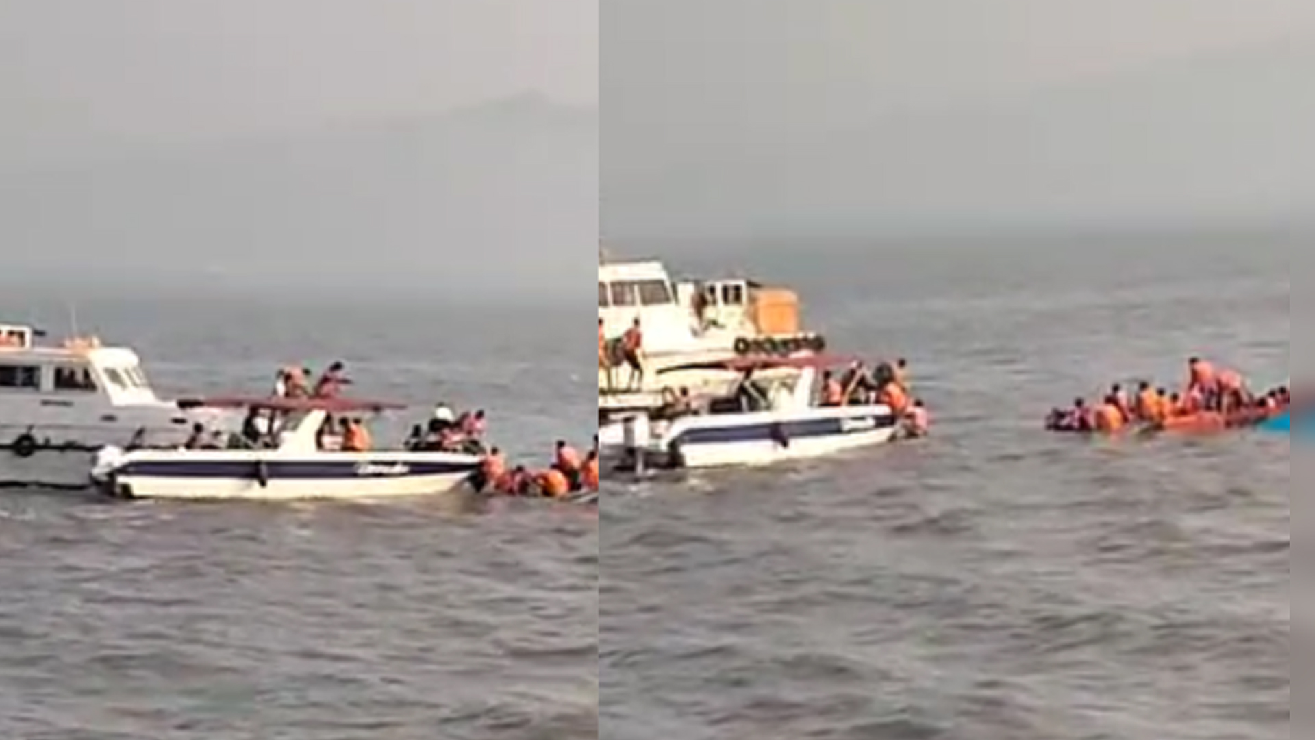 ముంబై తీరంలో విషాదం.. ఫెర్రీ బోల్తాపడి 13 మంది మృతి