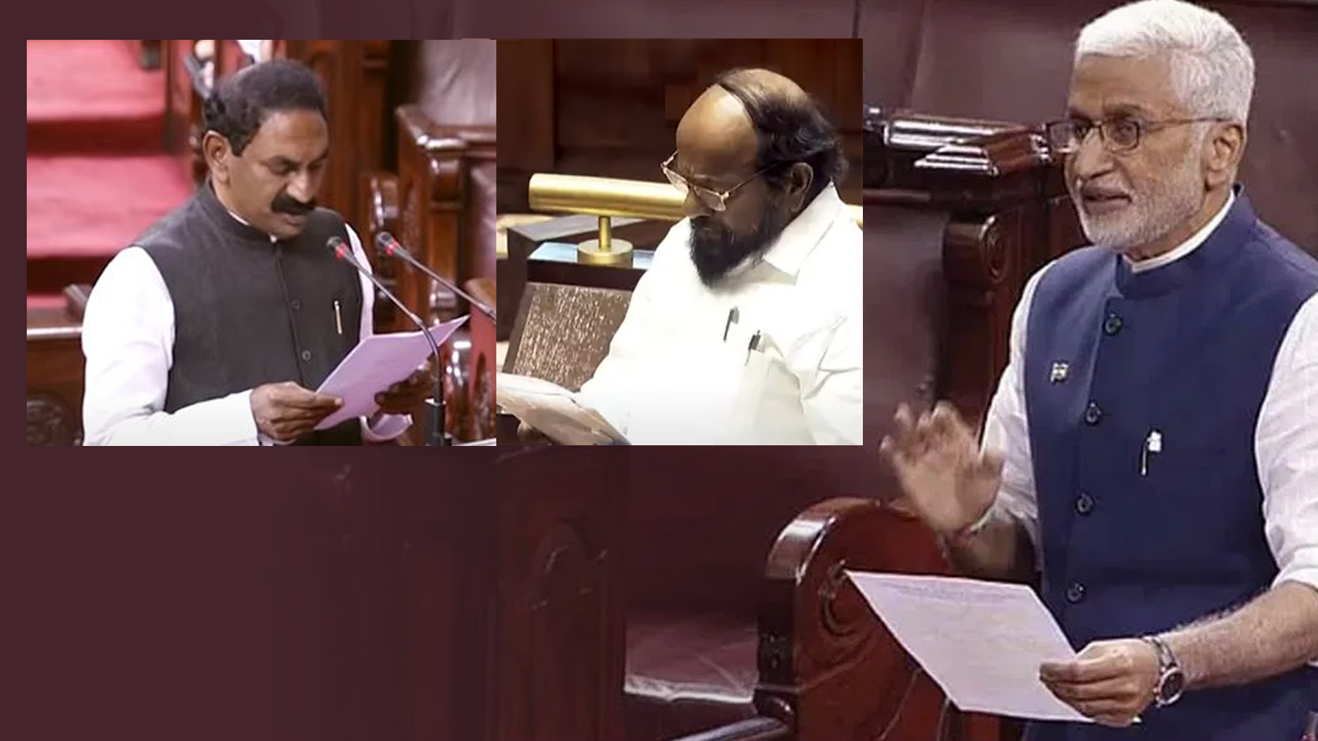 టీడీపీ ప్రలోభాలు.. రాజ్యసభలో విజయసాయిరెడ్డి ధ్వజం