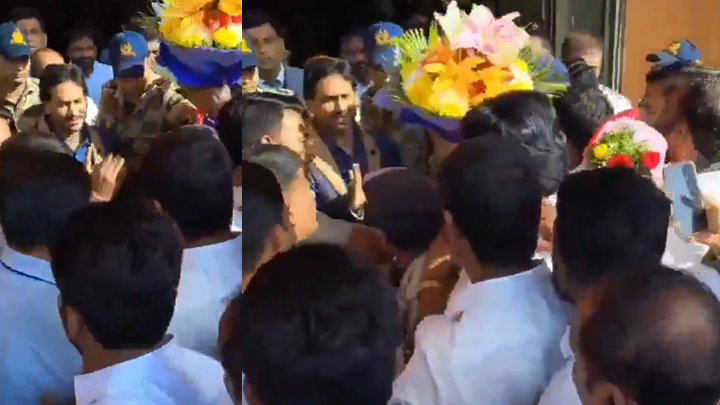 బెంగళూరులో వైఎస్ జ‌గ‌న్‌కు గ్రాండ్ వెల్‌కం