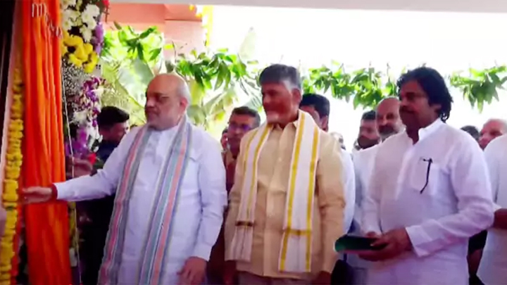 ఎన్డీఆర్ఎఫ్, ఎన్ఐడీఎం కార్యాలయాలు ప్రారంభించిన అమిత్ షా