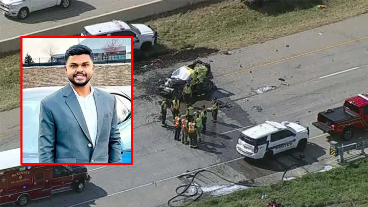 అమెరికాలో రోడ్డు ప్రమాదం.. హైదరాబాద్ యువకుడి మృతి