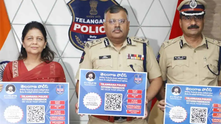 Telangana Police, QR Code, Citizen Feedback, Cyber Crimes, Telangana News, Digital Feedback System