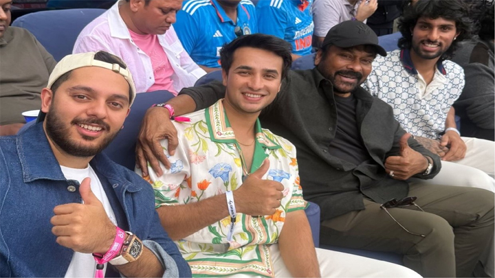 దుబాయ్ స్టేడియంలో చిరు సందడి