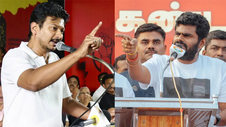 హిందీ భాషపై తమిళనాడులో దుమారం.. ఉదయనిధి వర్సెస్ అన్నామలై