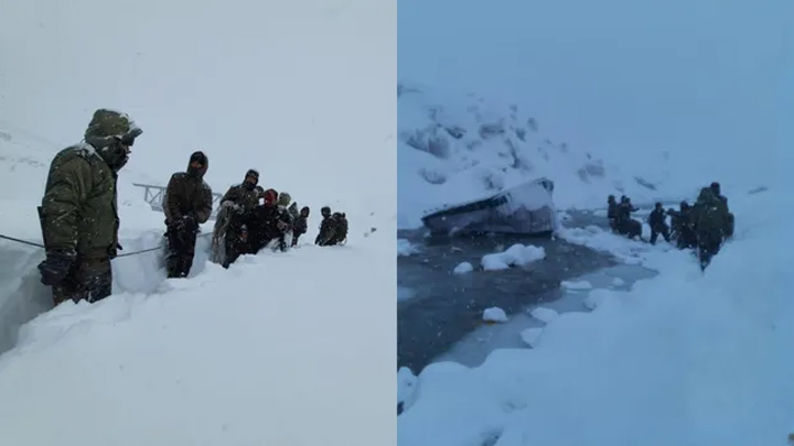 హిమ‌పాతం.. 57 మంది కార్మికుల మృతి