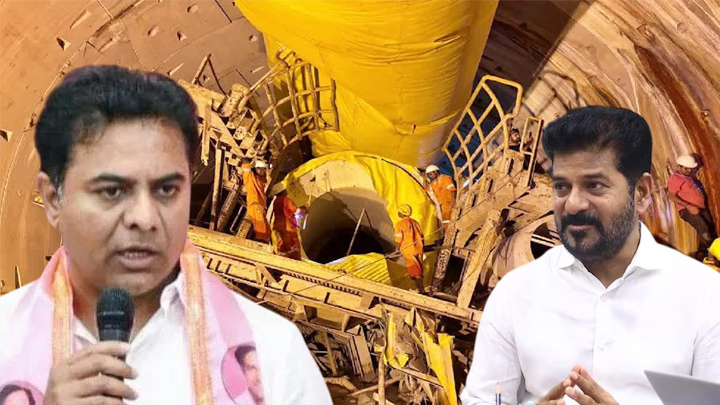 SLBC టన్నెల్ ప్రమాదం నిజాలు దాచారు..- కేటీఆర్ సంచలన ఆరోపణలు