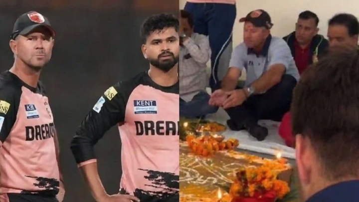 ట్రోఫీ కోసం పంజాబ్ కింగ్స్ పూజలు