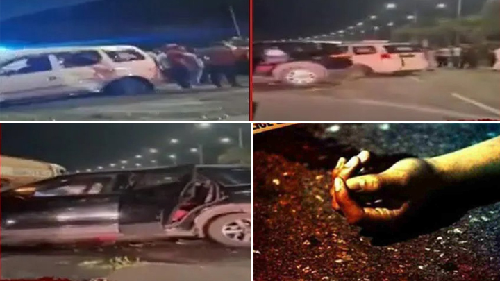 ఘోర రోడ్డు ప్రమాదం.. క్యాబ్ డ్రైవర్ మృతి, ఐదుగురికి గాయాలు