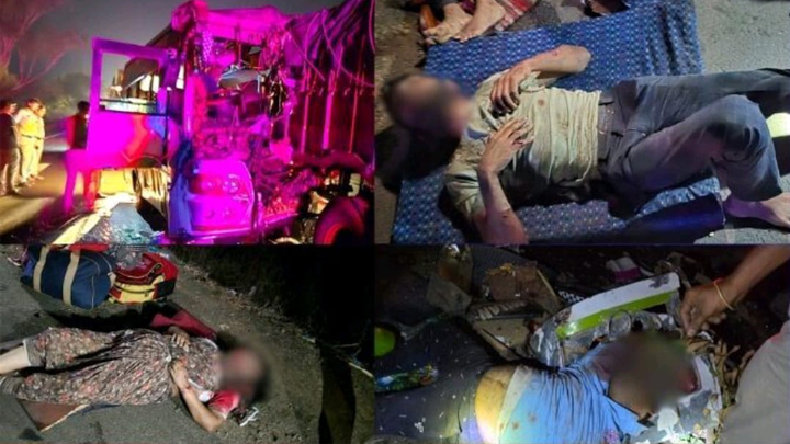 ఘోర రోడ్డు ప్రమాదం.. ఐదుగురు మృతి, 11 మందికి గాయాలు