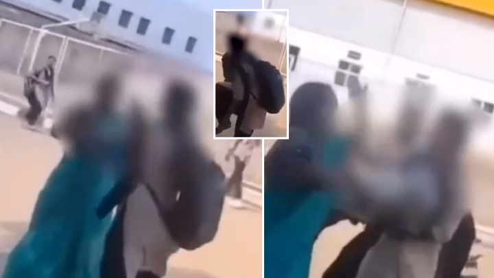 టీచర్ను చెప్పుతో కొట్టిన విద్యార్థిని.. వీడియో వైరల్