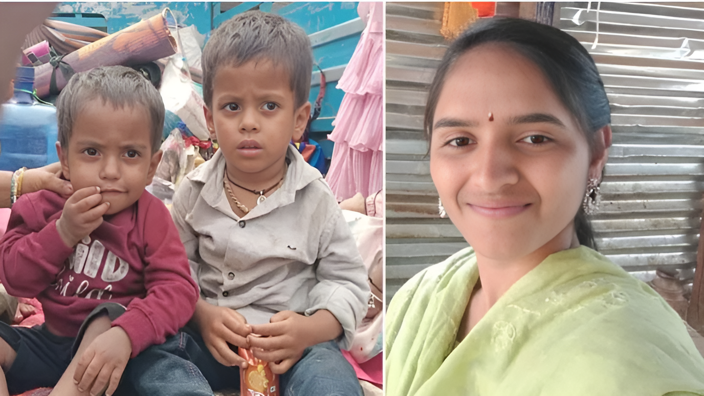 తల్లిని పోగొట్టుకొని తల్లిడిల్లిన చిన్నారులు.. కంటతడి పెట్టిన వాహనదారులు