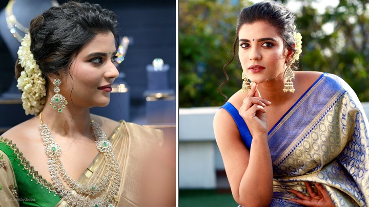 చీరకట్టులో మెరిసిపోతున్న ఐశ్వర్య రాజేష్