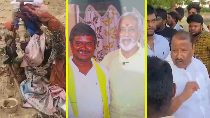 తిరుపతి జిల్లాలో ఆలయాలపై దాడి.. టీడీపీ నేతలపై ఆరోపణలు