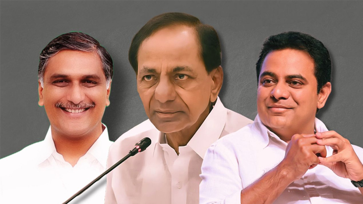 కేసీఆర్‌ను క‌లిసిన కేటీఆర్‌, హ‌రీష్‌.. ఎర్రవెల్లిలో కీలక భేటీ