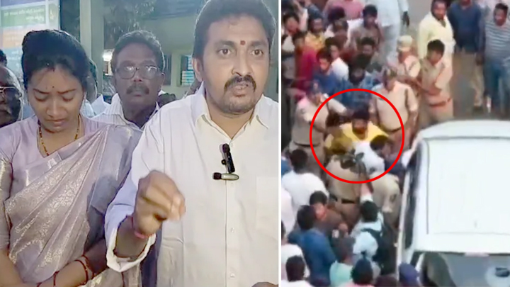 బాధితులే.. నిందితులా..? - హారిక భర్తపై కేసు నమోదు, వైసీపీ ఆగ్రహం