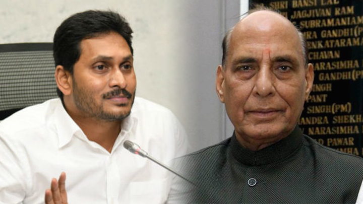 వైఎస్ జగన్కు కేంద్రమంత్రి రక్షణ మంత్రి ఫోన్