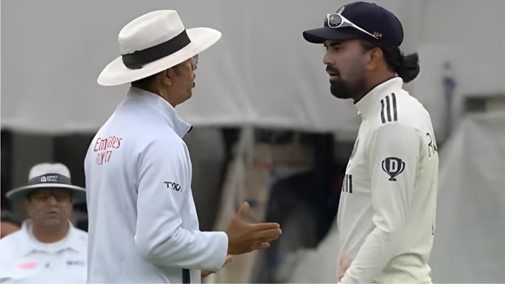 అంపైర్ ధర్మసేనపై కేఎల్ రాహుల్ ఆగ్రహం