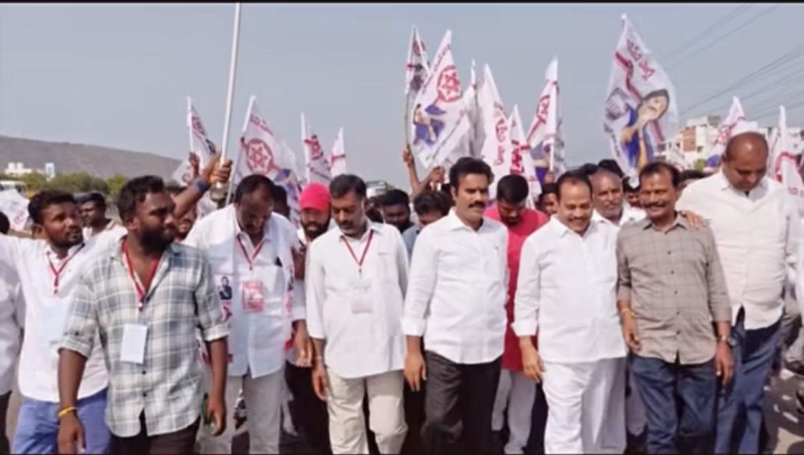 తిరుపతిలో కూటమి నేత దాష్టీకం..యువకుడికి చిత్రవధ!