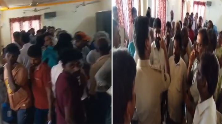 యూరియా కోసం రైతుల ఆందోళన.. సొసైటీ అద్దాలు ధ్వంసం