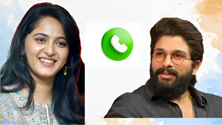 అనుష్క కోసం రంగంలోకి అల్లు అర్జున్.. ఫోన్ కాల్ లీక్!