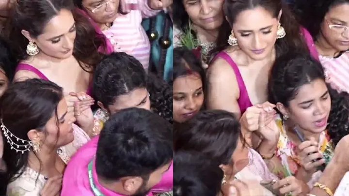 ప్రగ్యా జైస్వాల్‌కు చేదు అనుభవం: లాల్ బాగ్ రాజా వద్ద అపశ్రుతి