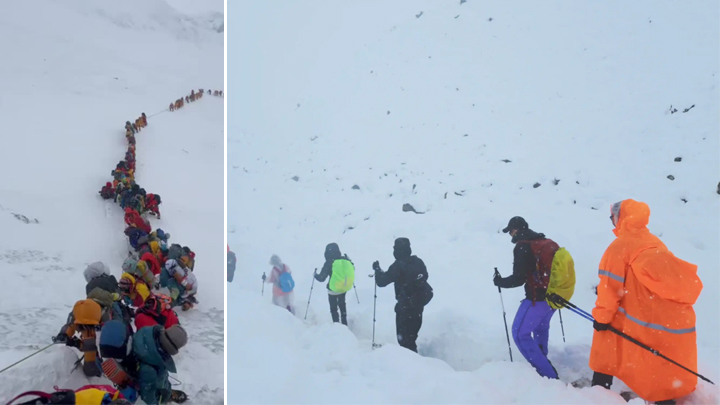 ఎవరెస్ట్పై భారీ మంచు తుఫాన్.. దిగ్బంధంలో 1000 మంది ట్రెక్కర్స్