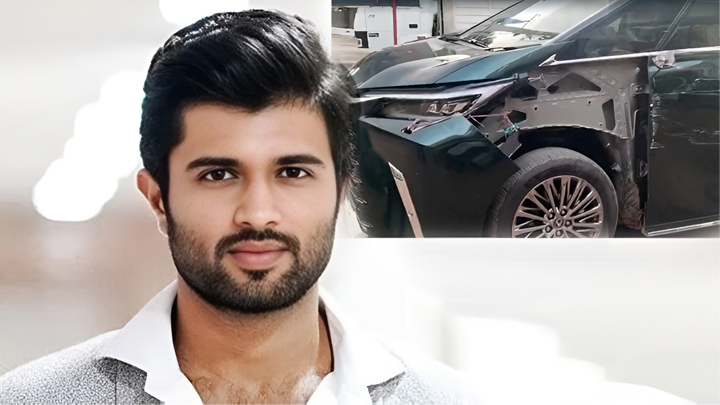 విజయ్ దేవరకొండ కారు ప్రమాదం.. సురక్షితంగా బయటపడ్డ హీరో