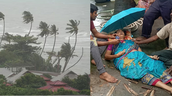 తుఫాన్ బీభత్సం.. ఏపీలో తొలి మరణం నమోదు