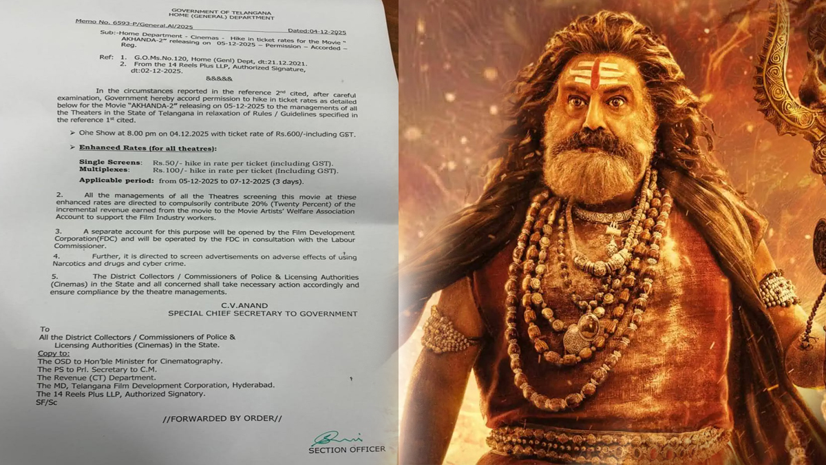 అఖండ 2 కు ఆంధ్ర రేట్లే.. తెలంగాణకు కూడా!