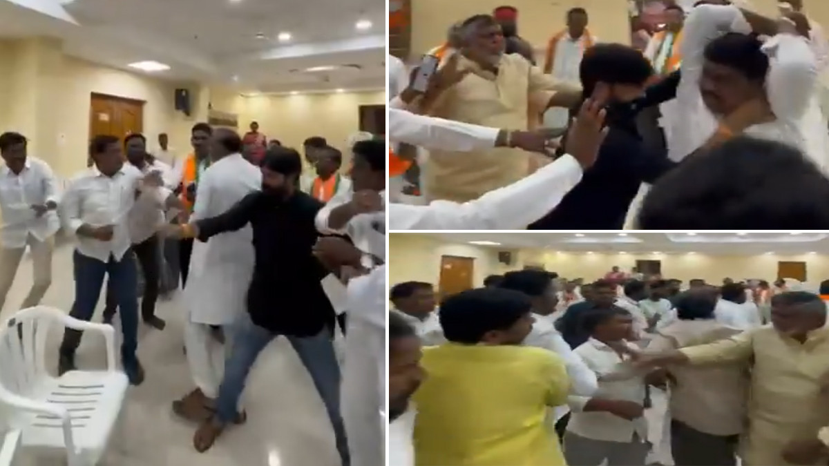 ఆఫీస్‌లో పొట్టుపొట్టు కొట్టుకున్న బీజేపీ నేతలు