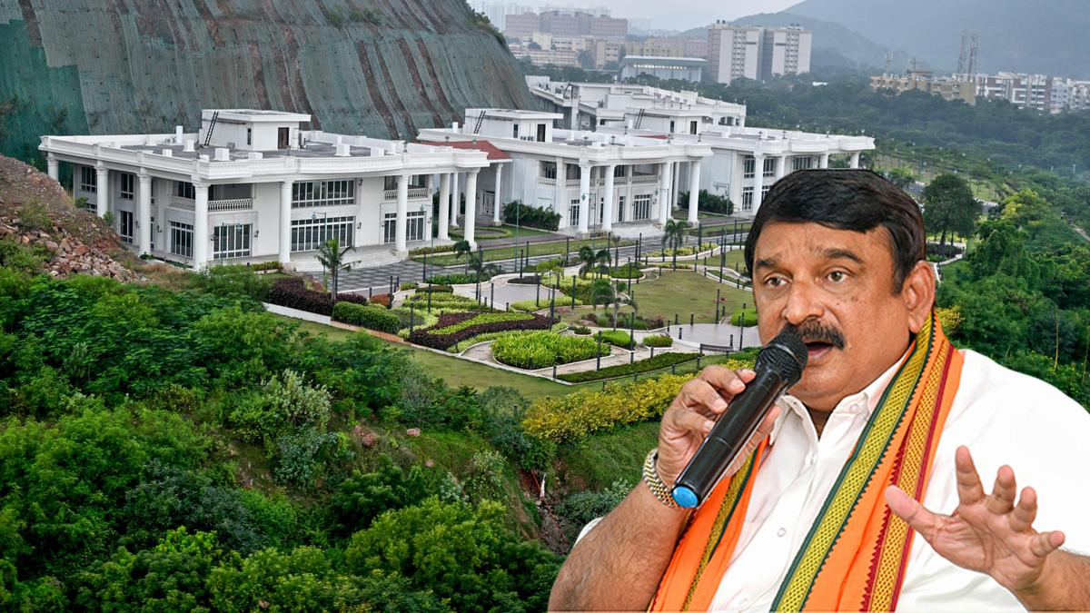 రుషికొండ మీద అడ్డం తిరిగిన బీజేపీ ఎమ్మెల్యే