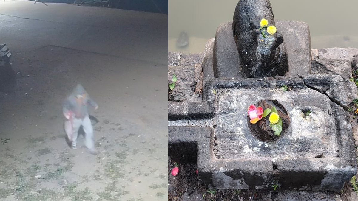 ద్రాక్షారామం శివ‌లింగం ధ్వంసం కేసులో కీల‌క మ‌లుపు