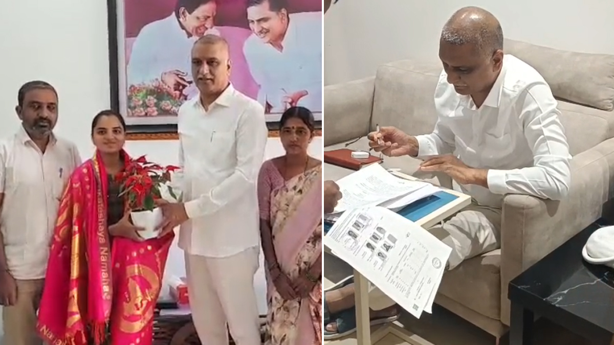 తన ఇల్లు తాకట్టుపెట్టి.. మానవత్వం చాటుకున్న హరీష్రావు