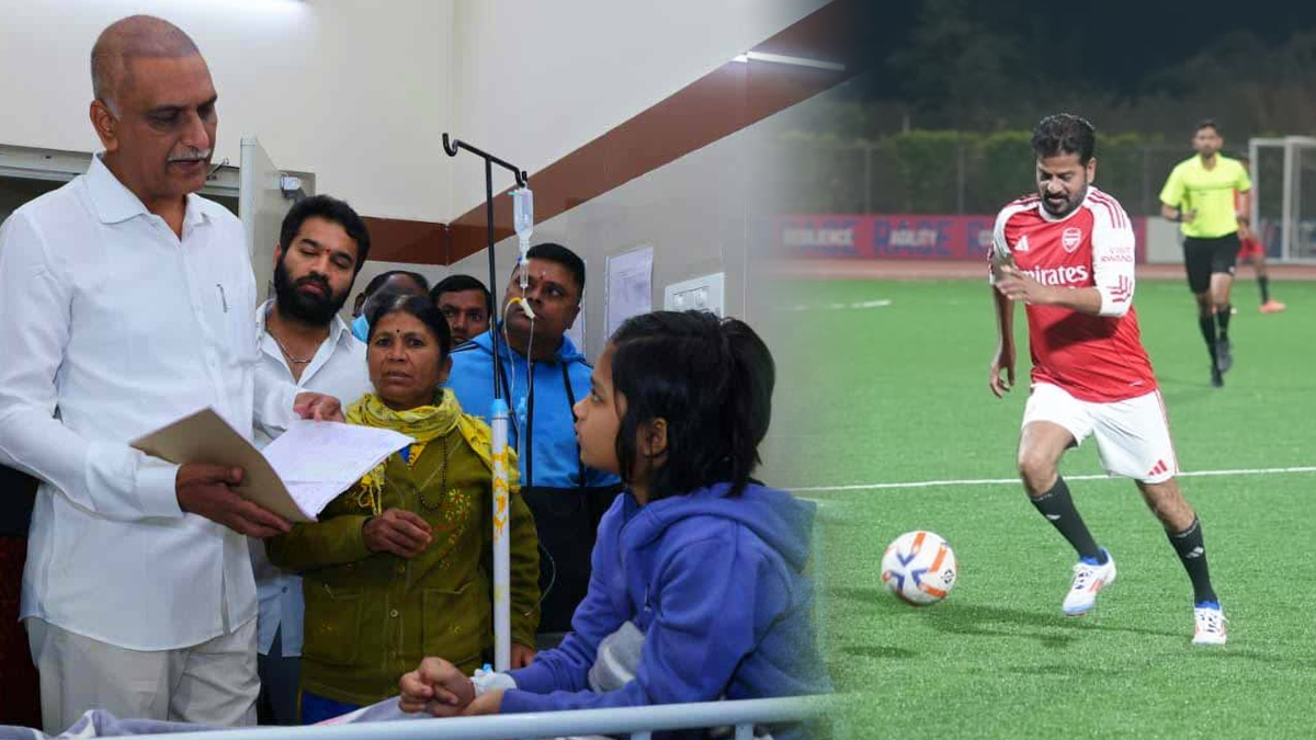 'ఆస్ప‌త్రిలో 90 మంది విద్యార్థులు.. ఫుట్‌బాల్ గ్రౌండ్‌లో సీఎం'