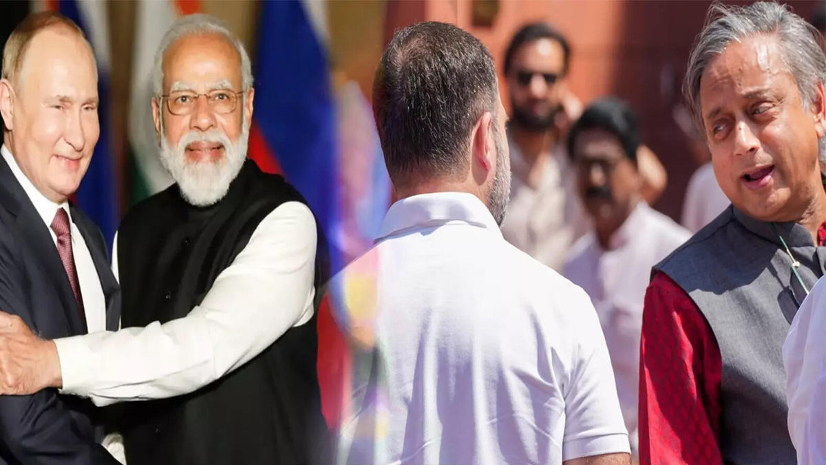 పుతిన్ విందుకు రాహుల్, ఖర్గేలకు నో ఇన్విటేష‌న్‌.. థరూర్‌కు స్పెష‌ల్‌ ఆహ్వానం