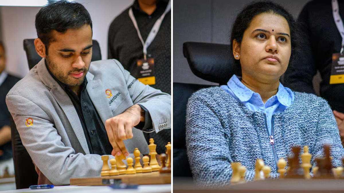 ప్రపంచ ర్యాపిడ్ చెస్ ఛాంపియన్‌షిప్‌.. భారత్‌కు డబుల్ మెడ‌ల్స్‌