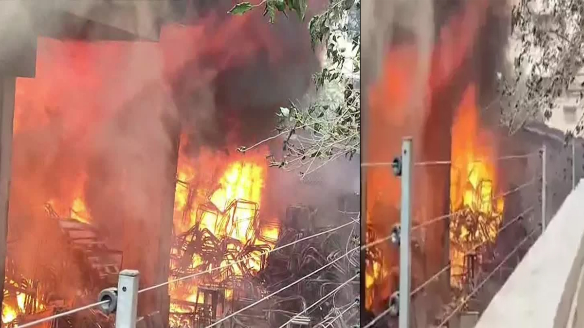 నాంపల్లిలో భారీ అగ్నిప్రమాదం.. ఫర్నిచర్ షాపులో చెలరేగిన మంటలు