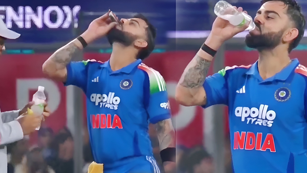 కోహ్లీ మిస్టరీ డ్రింక్… నెటిజన్లలో చర్చ జోరుగా