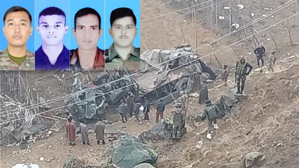 జమ్ము కశ్మీర్లో ఆర్మీ వాహన ప్రమాదం.. సైనికులు మృతి