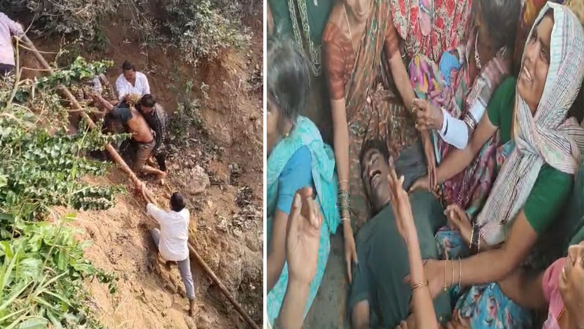 కొడుకును కాపాడబోయి.. బావిలో ప‌డి తండ్రీకొడుకులు మృతి