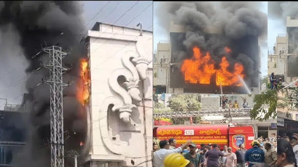 జూబ్లీహిల్స్‌లో భారీ అగ్నిప్రమాదం