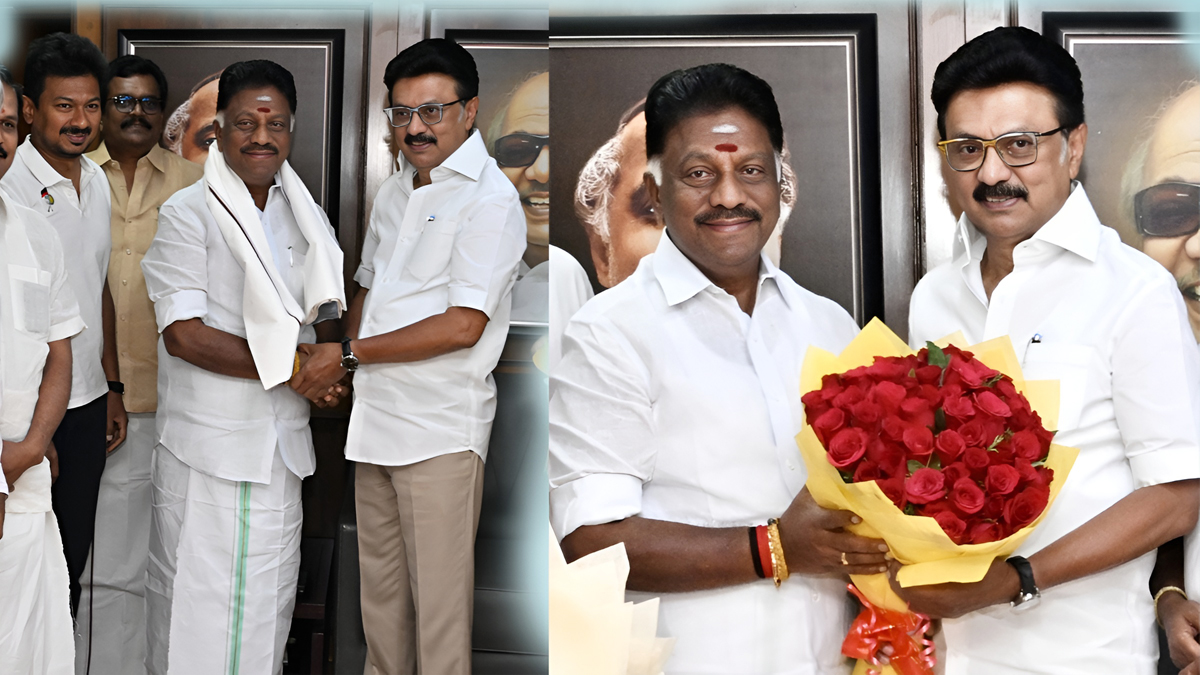 డీఎంకేలో చేరిన మాజీ సీఎం పన్నీర్‌ సెల్వం