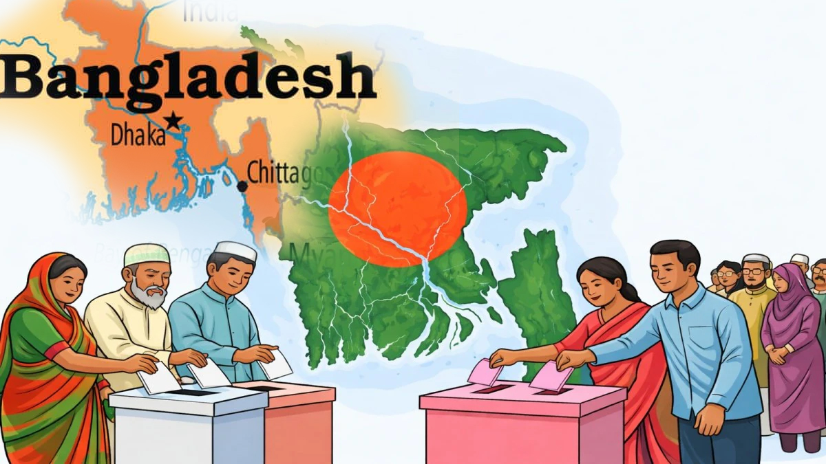 సంక్షోభం మధ్య బంగ్లాదేశ్‌లో పోలింగ్