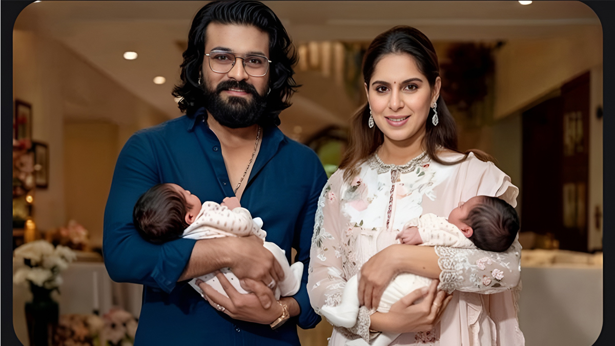 రామ్ చరణ్ ట్విన్స్ పేర్లు రివీల్!