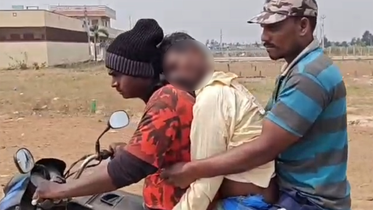 బైక్‌పై 10 కి.మీ మృతదేహం.. ఏపీలో హృదయవిదారక ఘటన