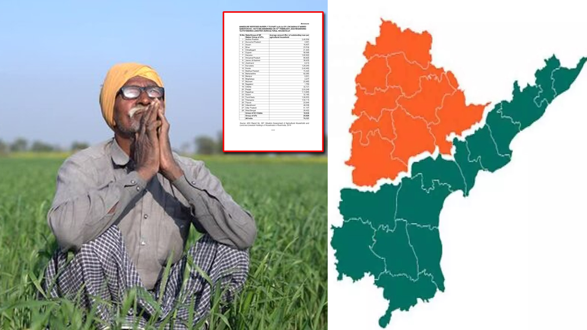 అప్పుల ఊబిలో ఏపీ, తెలంగాణ‌ రైతులు - కేంద్రం షాకింగ్ డీటైల్స్