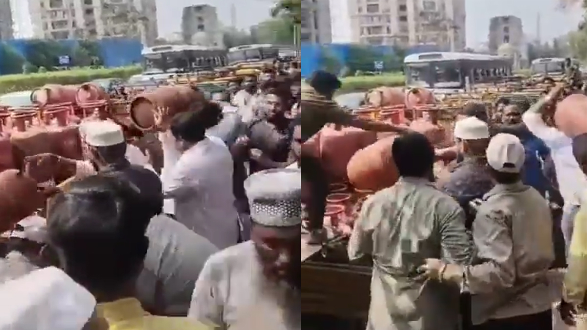 ఆటోలో నుంచి గ్యాస్ సిలిండర్లు ఎత్తుకెళ్లే ప్రయత్నం