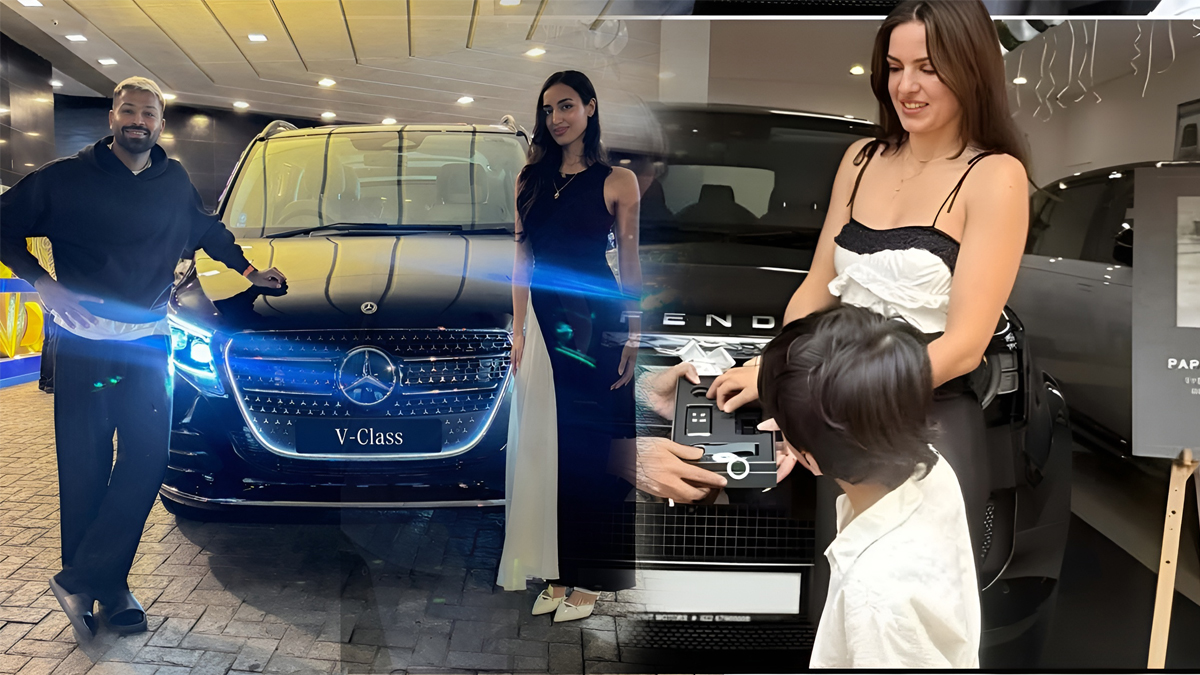 హార్దిక్ పాండ్యా మాహికా కోసం రూ. 1.7 కోట్ల మెర్సిడెస్ కార్ గిఫ్ట్