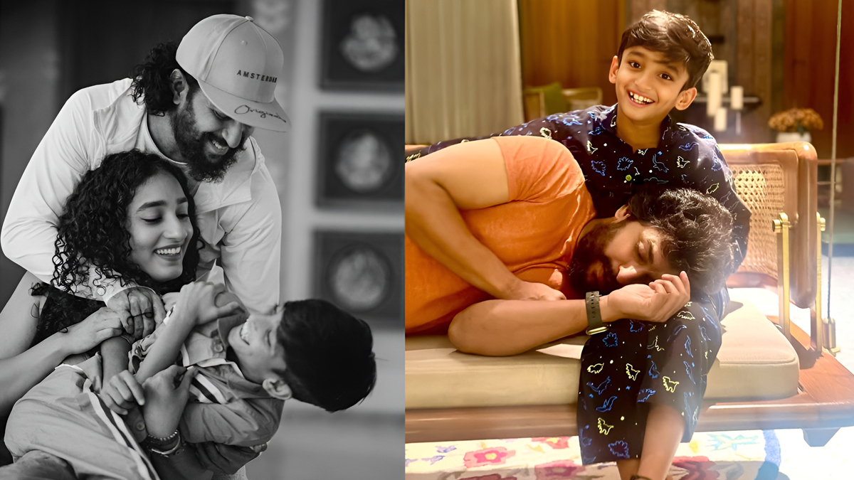 కొడుకు ఒడిలో నేచురల్ స్టార్ నాని