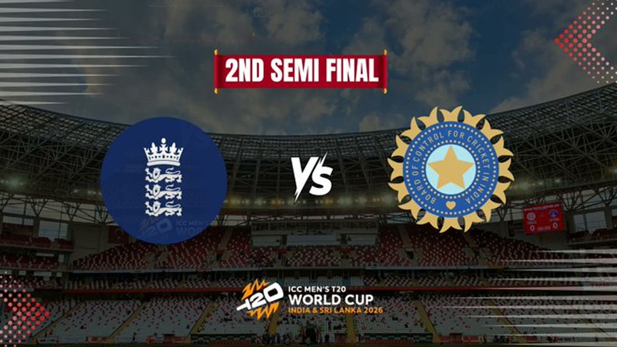 టీ20 వరల్డ్ కప్‌ భారత్–ఇంగ్లాండ్ సెమీఫైనల్